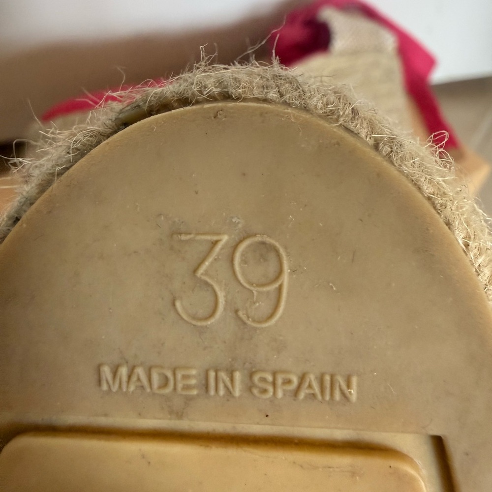 Castañer Chiara Pink Espadrille Wedge Sandals - Picture 7 of 7